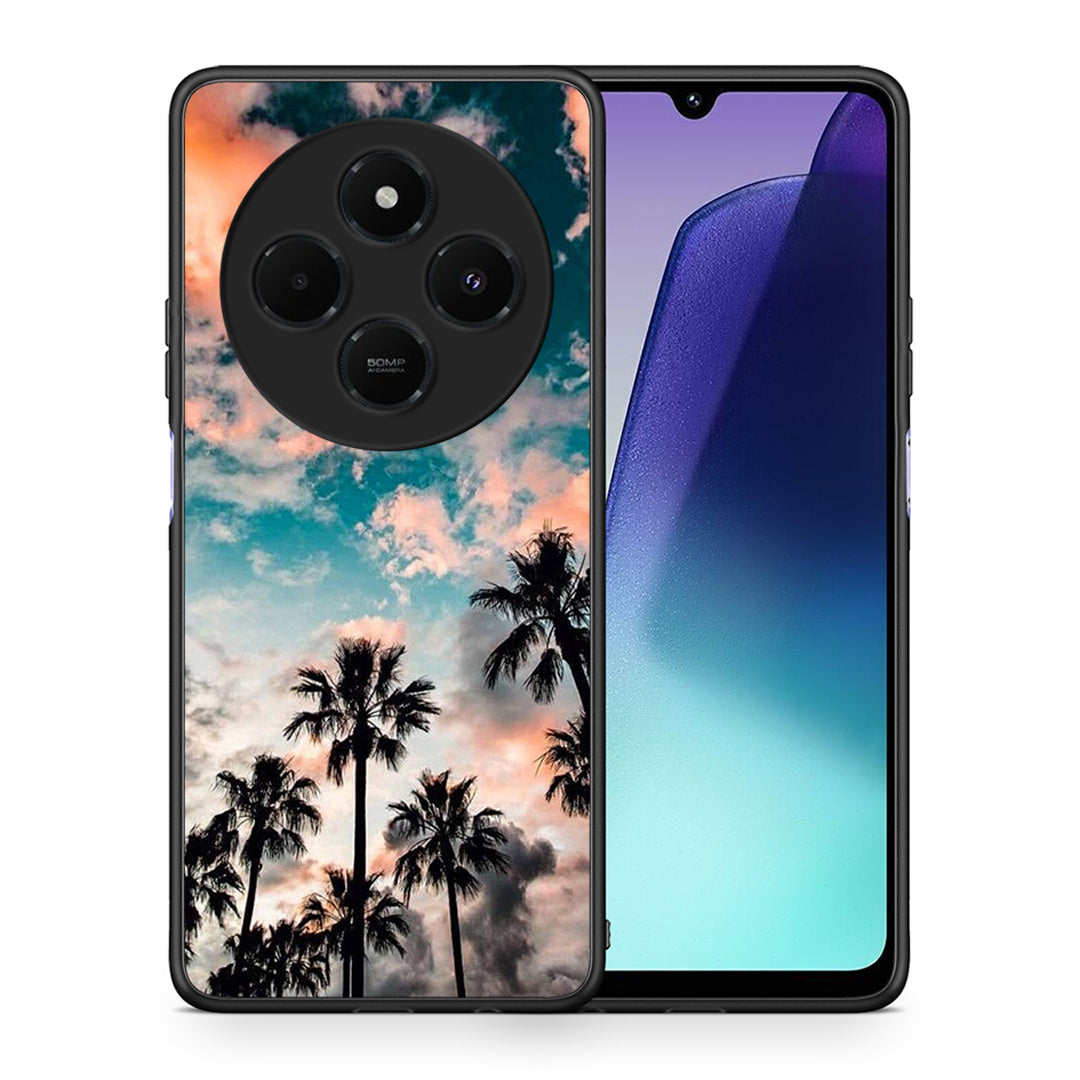 Θήκη Xiaomi Redmi 14C NFC / A3 Pro / Poco 75 4G / 5G Sky Summer από τη Smartfits με σχέδιο στο πίσω μέρος και μαύρο περίβλημα | Xiaomi Redmi 14C NFC / A3 Pro / Poco 75 4G / 5G Sky Summer case with colorful back and black bezels
