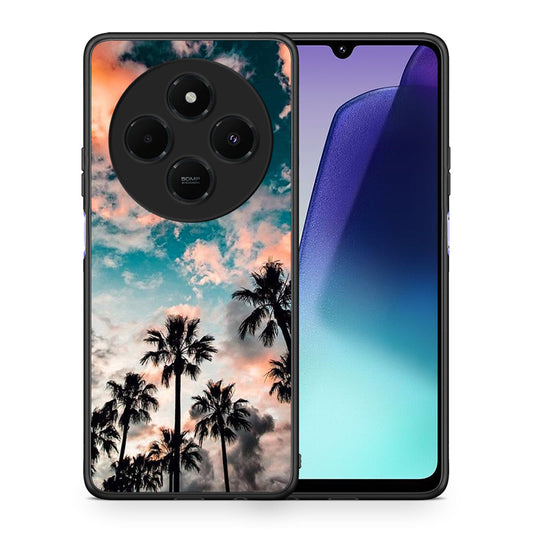Θήκη Xiaomi Redmi 14C NFC / A3 Pro / Poco 75 4G / 5G Sky Summer από τη Smartfits με σχέδιο στο πίσω μέρος και μαύρο περίβλημα | Xiaomi Redmi 14C NFC / A3 Pro / Poco 75 4G / 5G Sky Summer case with colorful back and black bezels
