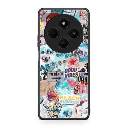 Xiaomi Redmi 14C NFC / A3 Pro / Poco 75 4G / 5G Summer Vibes Θήκη από τη Smartfits με σχέδιο στο πίσω μέρος και μαύρο περίβλημα | Smartphone case with colorful back and black bezels by Smartfits