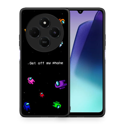 Θήκη Xiaomi Redmi 14C NFC / A3 Pro / Poco 75 4G / 5G AFK Text από τη Smartfits με σχέδιο στο πίσω μέρος και μαύρο περίβλημα | Xiaomi Redmi 14C NFC / A3 Pro / Poco 75 4G / 5G AFK Text case with colorful back and black bezels