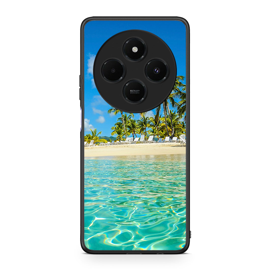 Xiaomi Redmi 14C NFC / A3 Pro / Poco 75 4G / 5G Tropical Vibes Θήκη από τη Smartfits με σχέδιο στο πίσω μέρος και μαύρο περίβλημα | Smartphone case with colorful back and black bezels by Smartfits