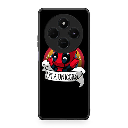 Xiaomi Redmi 14C NFC / A3 Pro / Poco 75 4G / 5G Unicorn Deadpool θήκη από τη Smartfits με σχέδιο στο πίσω μέρος και μαύρο περίβλημα | Smartphone case with colorful back and black bezels by Smartfits
