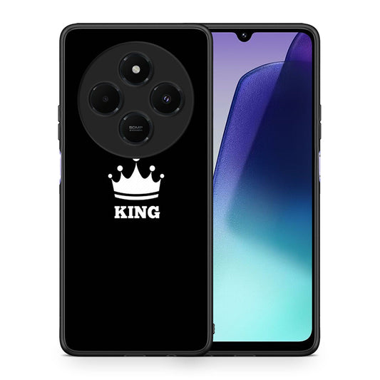 Θήκη Xiaomi Redmi 14C NFC / A3 Pro / Poco 75 4G / 5G King Valentine από τη Smartfits με σχέδιο στο πίσω μέρος και μαύρο περίβλημα | Xiaomi Redmi 14C NFC / A3 Pro / Poco 75 4G / 5G King Valentine case with colorful back and black bezels