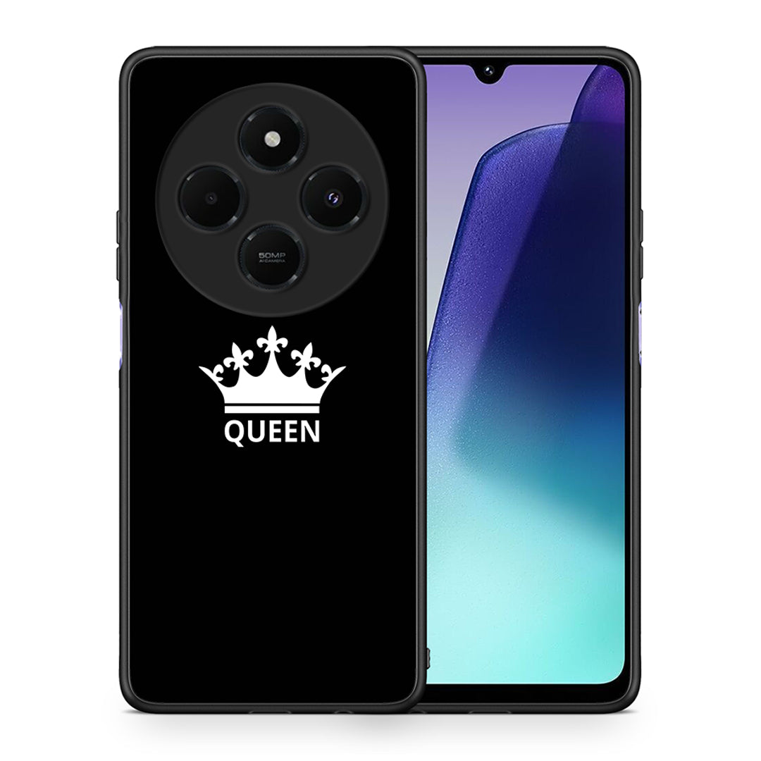 Θήκη Xiaomi Redmi 14C NFC / A3 Pro / Poco 75 4G / 5G Queen Valentine από τη Smartfits με σχέδιο στο πίσω μέρος και μαύρο περίβλημα | Xiaomi Redmi 14C NFC / A3 Pro / Poco 75 4G / 5G Queen Valentine case with colorful back and black bezels