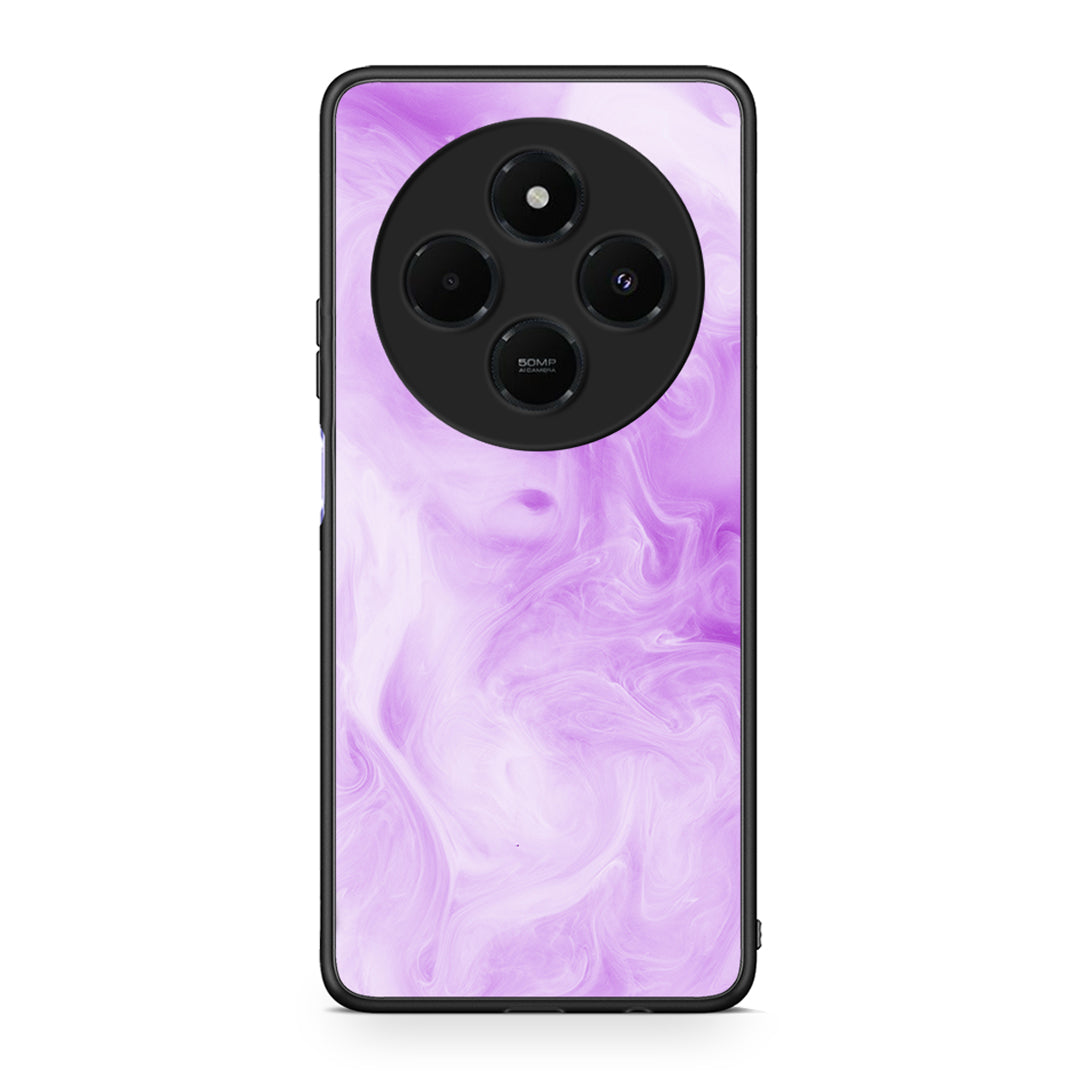 99 - Xiaomi Redmi 14C NFC / A3 Pro / Poco 75 4G / 5G Watercolor Lavender case, cover, bumper