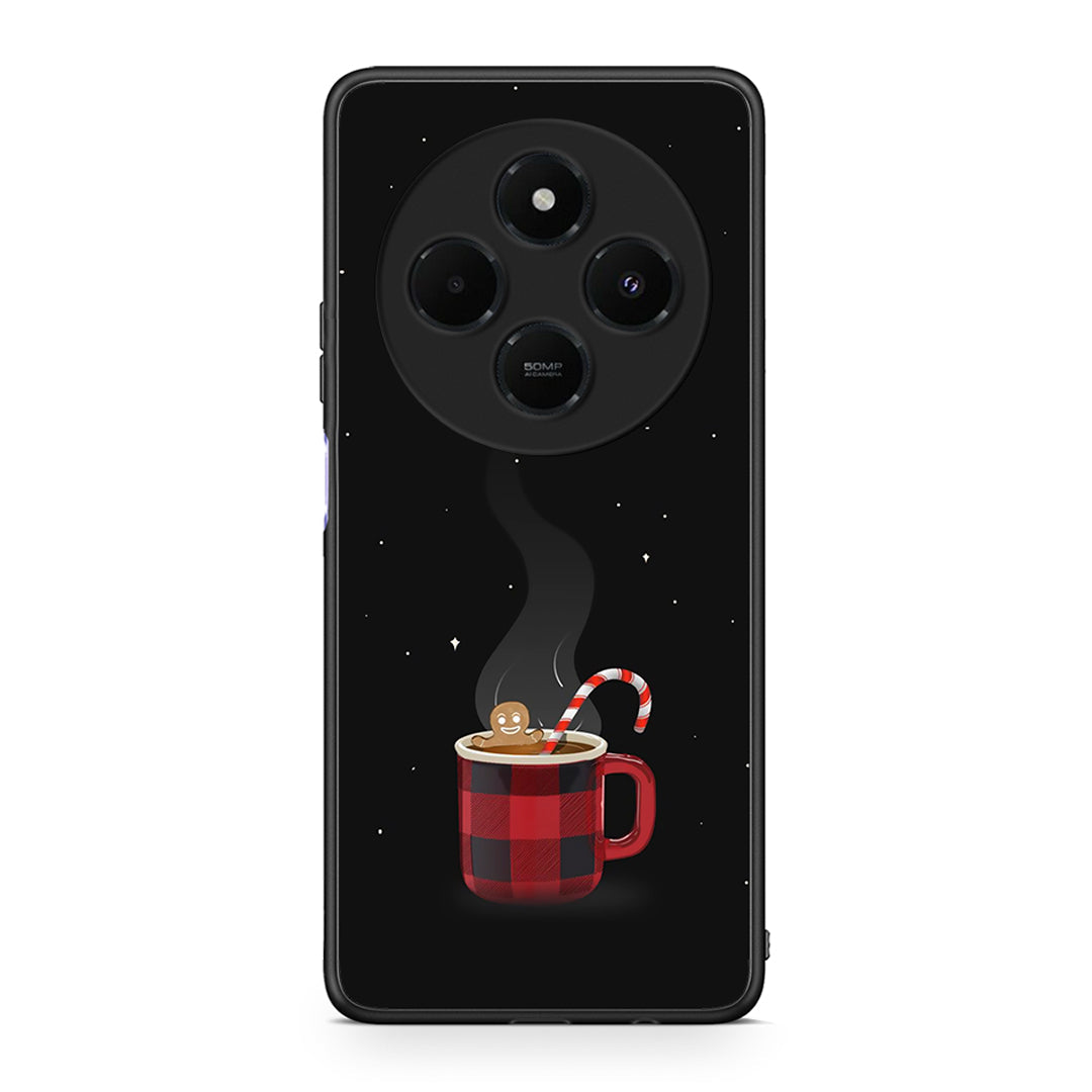 Xiaomi Redmi 14C NFC / A3 Pro / Poco 75 4G / 5G Xmas Bathing θήκη από τη Smartfits με σχέδιο στο πίσω μέρος και μαύρο περίβλημα | Smartphone case with colorful back and black bezels by Smartfits