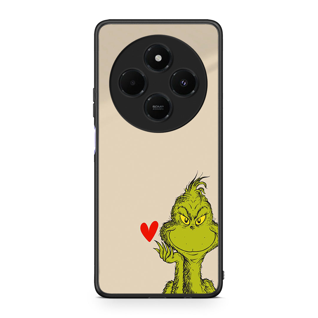 Xiaomi Redmi 14C NFC / A3 Pro / Poco 75 4G / 5G Xmas Grinch θήκη από τη Smartfits με σχέδιο στο πίσω μέρος και μαύρο περίβλημα | Smartphone case with colorful back and black bezels by Smartfits