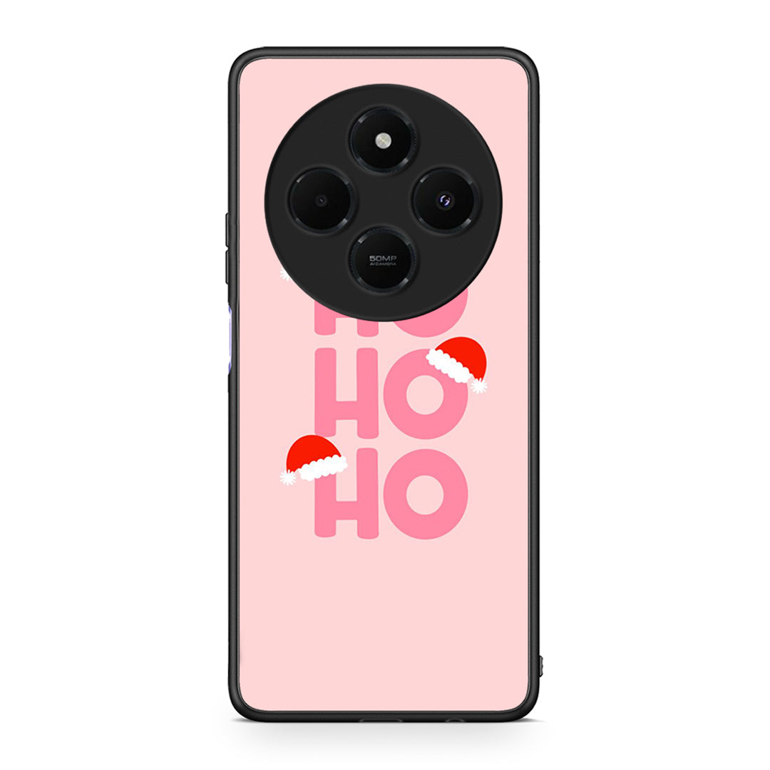 Xiaomi Redmi 14C NFC / A3 Pro / Poco 75 4G / 5G Xmas Ho Ho Ho θήκη από τη Smartfits με σχέδιο στο πίσω μέρος και μαύρο περίβλημα | Smartphone case with colorful back and black bezels by Smartfits