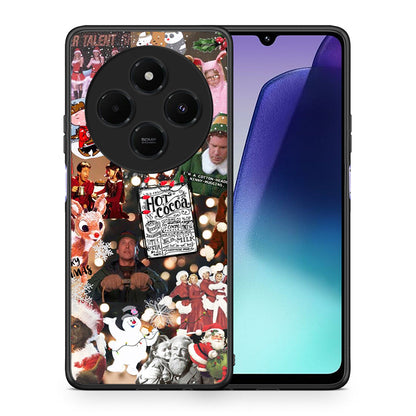 Θήκη Xiaomi Redmi 14C NFC / A3 Pro / Poco 75 4G / 5G Xmas Movies από τη Smartfits με σχέδιο στο πίσω μέρος και μαύρο περίβλημα | Xiaomi Redmi 14C NFC / A3 Pro / Poco 75 4G / 5G Xmas Movies case with colorful back and black bezels