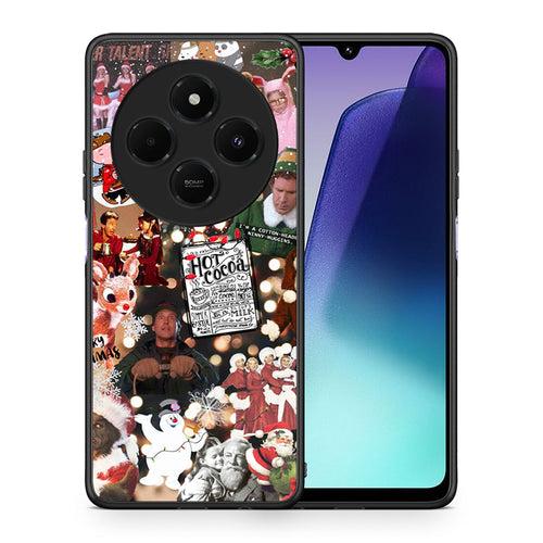 Θήκη Xiaomi Redmi 14C NFC / A3 Pro / Poco 75 4G / 5G Xmas Movies από τη Smartfits με σχέδιο στο πίσω μέρος και μαύρο περίβλημα | Xiaomi Redmi 14C NFC / A3 Pro / Poco 75 4G / 5G Xmas Movies case with colorful back and black bezels