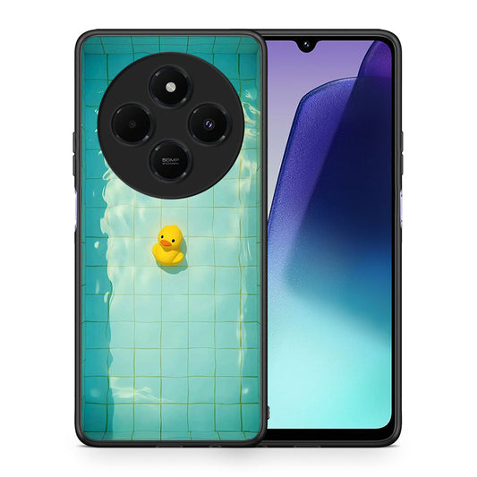 Θήκη Xiaomi Redmi 14C NFC / A3 Pro / Poco 75 4G / 5G Yellow Duck από τη Smartfits με σχέδιο στο πίσω μέρος και μαύρο περίβλημα | Xiaomi Redmi 14C NFC / A3 Pro / Poco 75 4G / 5G Yellow Duck case with colorful back and black bezels