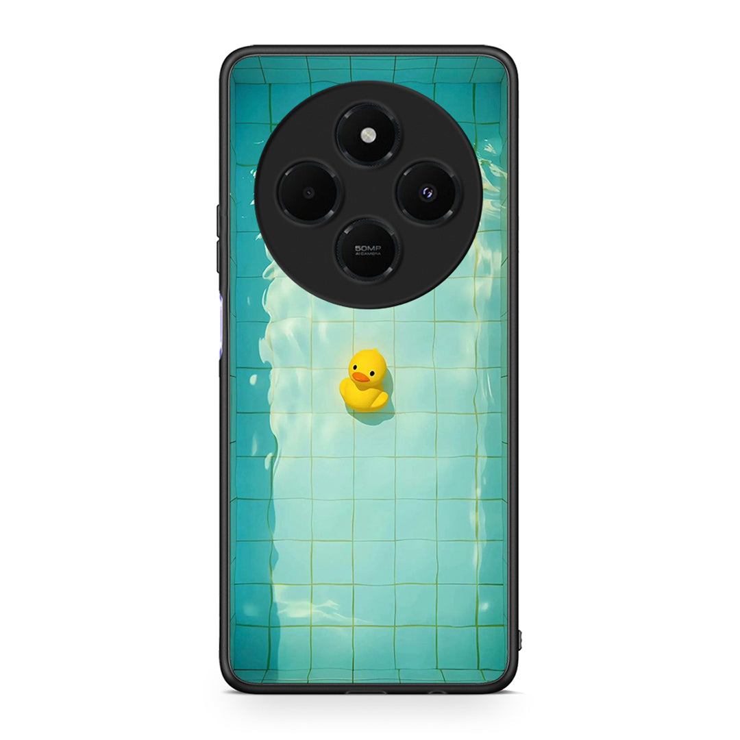 Xiaomi Redmi 14C NFC / A3 Pro / Poco 75 4G / 5G Yellow Duck θήκη από τη Smartfits με σχέδιο στο πίσω μέρος και μαύρο περίβλημα | Smartphone case with colorful back and black bezels by Smartfits