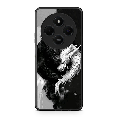 Xiaomi Redmi 14C NFC / A3 Pro / Poco 75 4G / 5G Yin Yang Θήκη από τη Smartfits με σχέδιο στο πίσω μέρος και μαύρο περίβλημα | Smartphone case with colorful back and black bezels by Smartfits