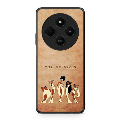 Xiaomi Redmi 14C NFC / A3 Pro / Poco 75 4G / 5G You Go Girl θήκη από τη Smartfits με σχέδιο στο πίσω μέρος και μαύρο περίβλημα | Smartphone case with colorful back and black bezels by Smartfits