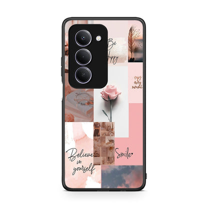 Xiaomi Redmi 15 Aesthetic Collage θήκη από τη Smartfits με σχέδιο στο πίσω μέρος και μαύρο περίβλημα | Smartphone case with colorful back and black bezels by Smartfits