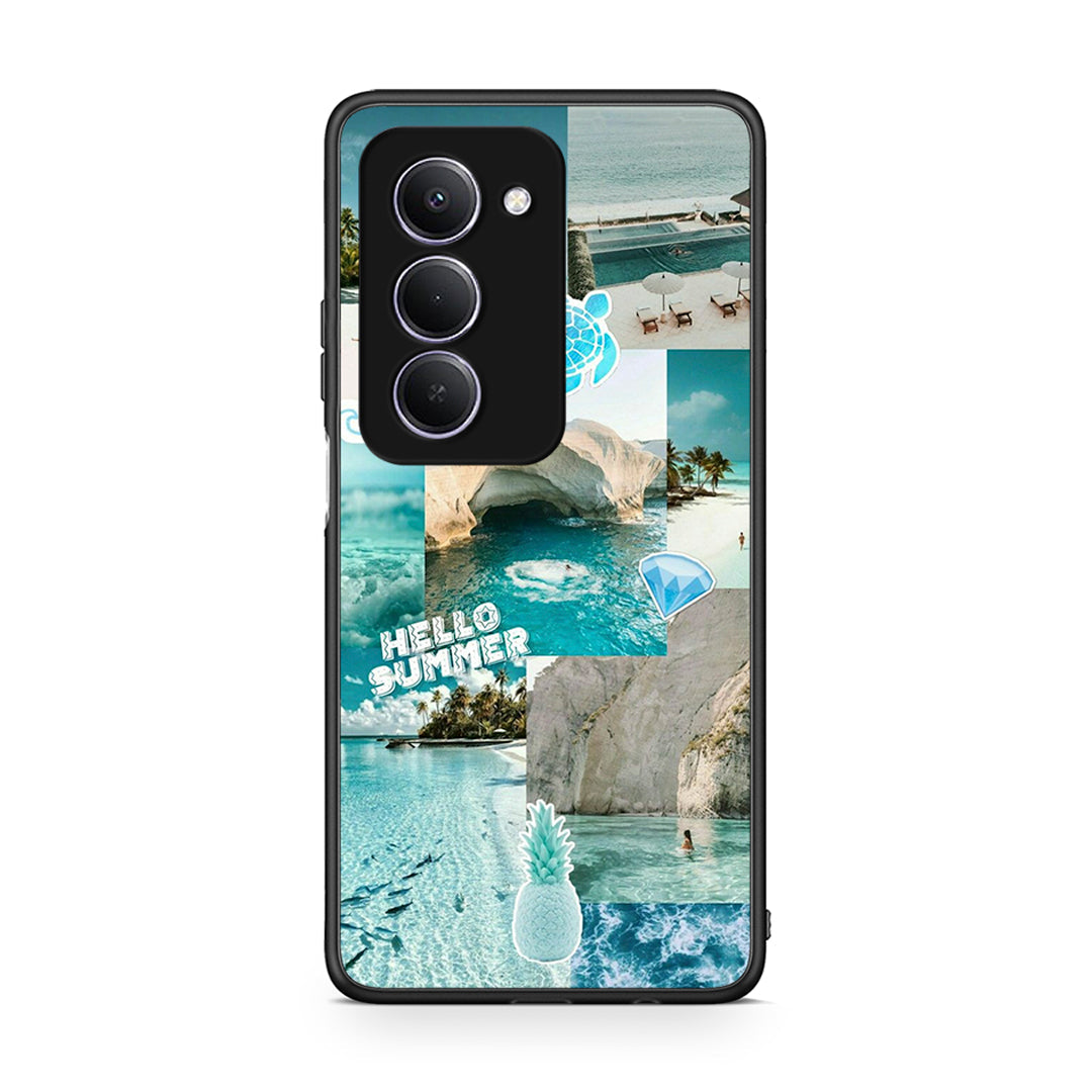 Xiaomi Redmi 15 Aesthetic Summer Θήκη από τη Smartfits με σχέδιο στο πίσω μέρος και μαύρο περίβλημα | Smartphone case with colorful back and black bezels by Smartfits