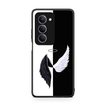 Xiaomi Redmi 15 Angels Demons θήκη από τη Smartfits με σχέδιο στο πίσω μέρος και μαύρο περίβλημα | Smartphone case with colorful back and black bezels by Smartfits