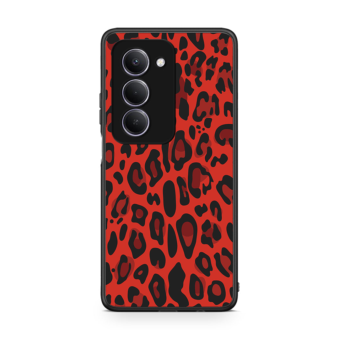 4 - Xiaomi Redmi 15 Red Leopard Animal case, cover, bumper