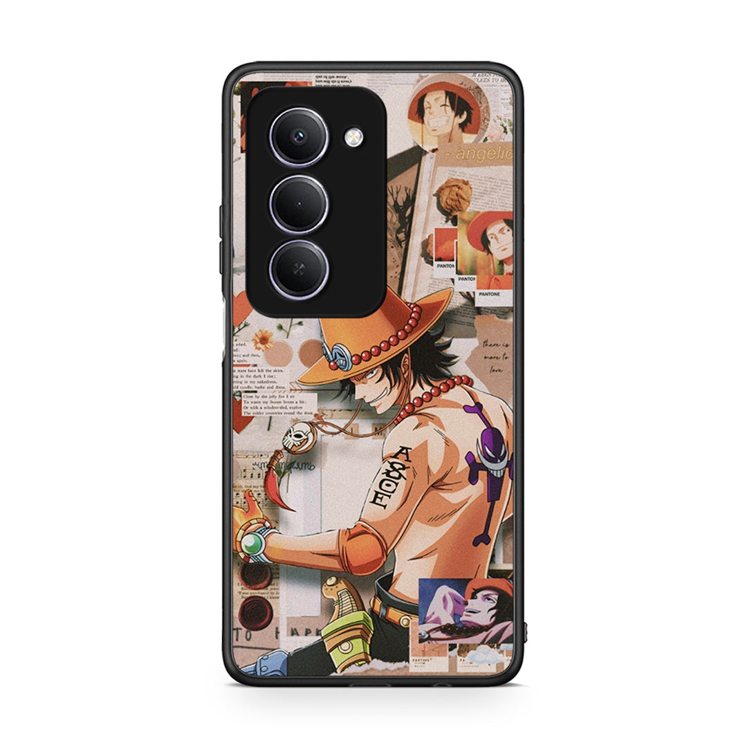 Xiaomi Redmi 15 Anime Collage θήκη από τη Smartfits με σχέδιο στο πίσω μέρος και μαύρο περίβλημα | Smartphone case with colorful back and black bezels by Smartfits
