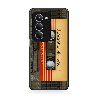 Xiaomi Redmi 15 Awesome Mix θήκη από τη Smartfits με σχέδιο στο πίσω μέρος και μαύρο περίβλημα | Smartphone case with colorful back and black bezels by Smartfits