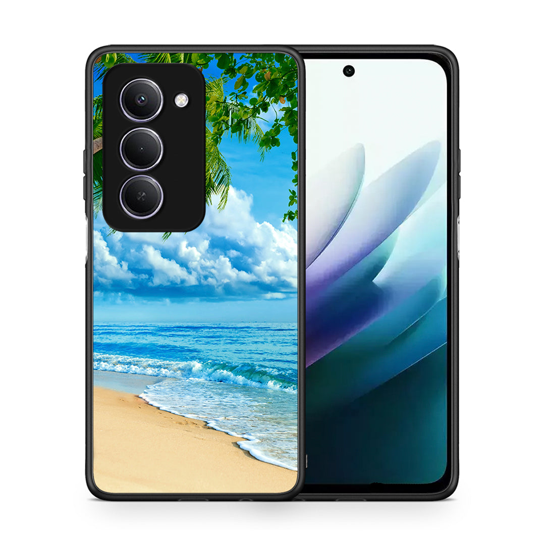 Θήκη Xiaomi Redmi 15 Beautiful Beach από τη Smartfits με σχέδιο στο πίσω μέρος και μαύρο περίβλημα | Xiaomi Redmi 15 Beautiful Beach case with colorful back and black bezels