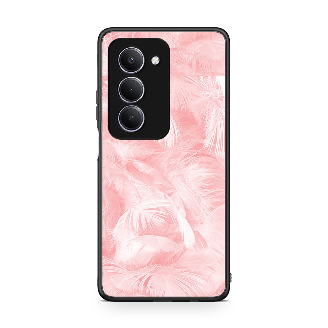 33 - Xiaomi Redmi 15 Pink Feather Boho case, cover, bumper