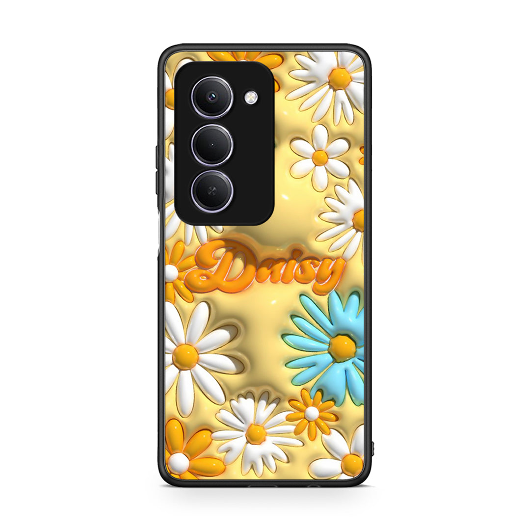 Xiaomi Redmi 15 Bubble Daisies θήκη από τη Smartfits με σχέδιο στο πίσω μέρος και μαύρο περίβλημα | Smartphone case with colorful back and black bezels by Smartfits
