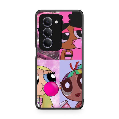 Xiaomi Redmi 15 Bubble Girls Θήκη Αγίου Βαλεντίνου από τη Smartfits με σχέδιο στο πίσω μέρος και μαύρο περίβλημα | Smartphone case with colorful back and black bezels by Smartfits