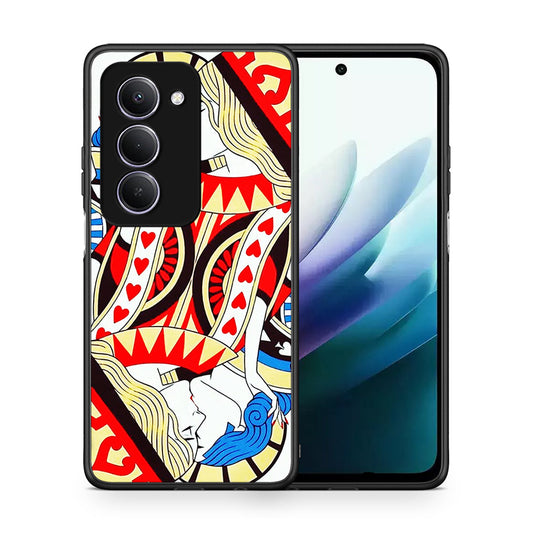 Θήκη Xiaomi Redmi 15 Card Love από τη Smartfits με σχέδιο στο πίσω μέρος και μαύρο περίβλημα | Xiaomi Redmi 15 Card Love case with colorful back and black bezels