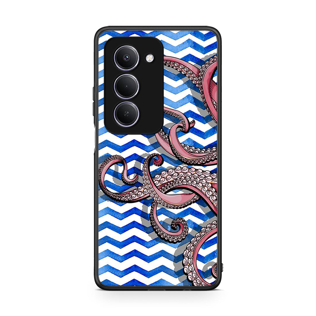 Xiaomi Redmi 15 Chevron Devilfish θήκη από τη Smartfits με σχέδιο στο πίσω μέρος και μαύρο περίβλημα | Smartphone case with colorful back and black bezels by Smartfits