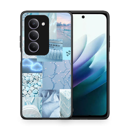 Θήκη Xiaomi Redmi 15 Ciel Aesthetic Collage από τη Smartfits με σχέδιο στο πίσω μέρος και μαύρο περίβλημα | Xiaomi Redmi 15 Ciel Aesthetic Collage case with colorful back and black bezels