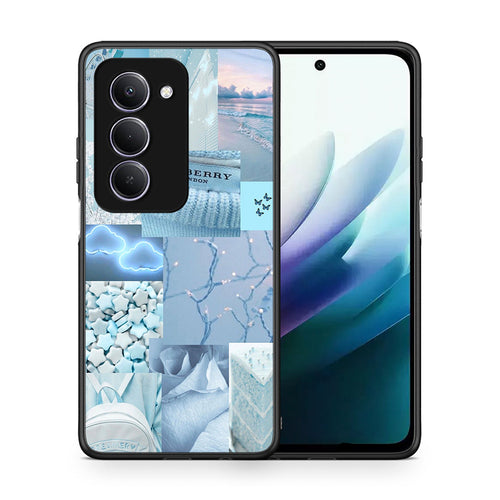 Θήκη Xiaomi Redmi 15 Ciel Aesthetic Collage από τη Smartfits με σχέδιο στο πίσω μέρος και μαύρο περίβλημα | Xiaomi Redmi 15 Ciel Aesthetic Collage case with colorful back and black bezels