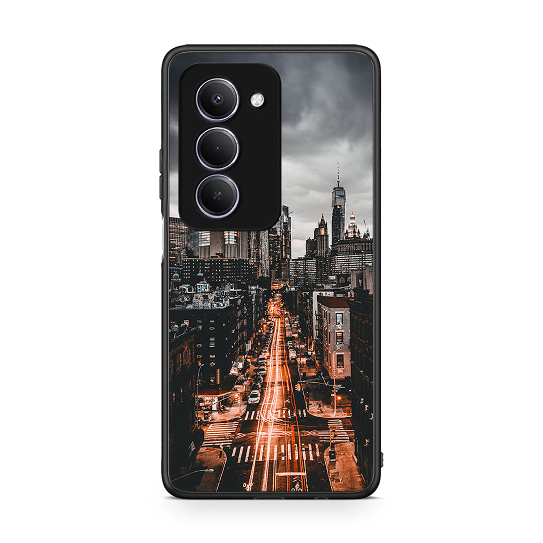 Xiaomi Redmi 15 City Lights θήκη από τη Smartfits με σχέδιο στο πίσω μέρος και μαύρο περίβλημα | Smartphone case with colorful back and black bezels by Smartfits