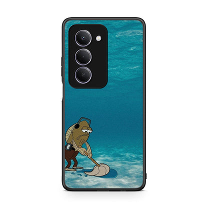 Xiaomi Redmi 15 Clean The Ocean Θήκη από τη Smartfits με σχέδιο στο πίσω μέρος και μαύρο περίβλημα | Smartphone case with colorful back and black bezels by Smartfits