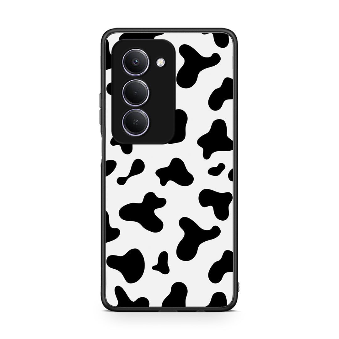 Xiaomi Redmi 15 Cow Print θήκη από τη Smartfits με σχέδιο στο πίσω μέρος και μαύρο περίβλημα | Smartphone case with colorful back and black bezels by Smartfits