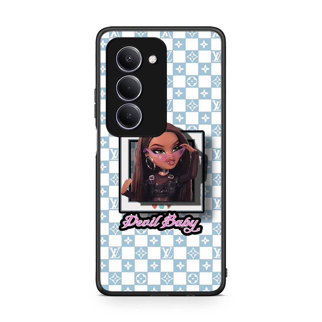 Xiaomi Redmi 15 Devil Baby Θήκη Αγίου Βαλεντίνου από τη Smartfits με σχέδιο στο πίσω μέρος και μαύρο περίβλημα | Smartphone case with colorful back and black bezels by Smartfits