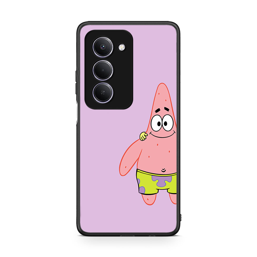 Xiaomi Redmi 15 Friends Patrick θήκη από τη Smartfits με σχέδιο στο πίσω μέρος και μαύρο περίβλημα | Smartphone case with colorful back and black bezels by Smartfits