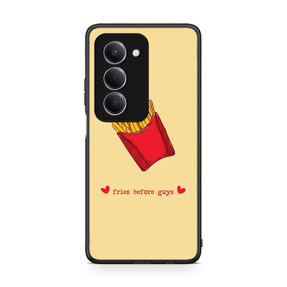Xiaomi Redmi 15 Fries Before Guys Θήκη Αγίου Βαλεντίνου από τη Smartfits με σχέδιο στο πίσω μέρος και μαύρο περίβλημα | Smartphone case with colorful back and black bezels by Smartfits