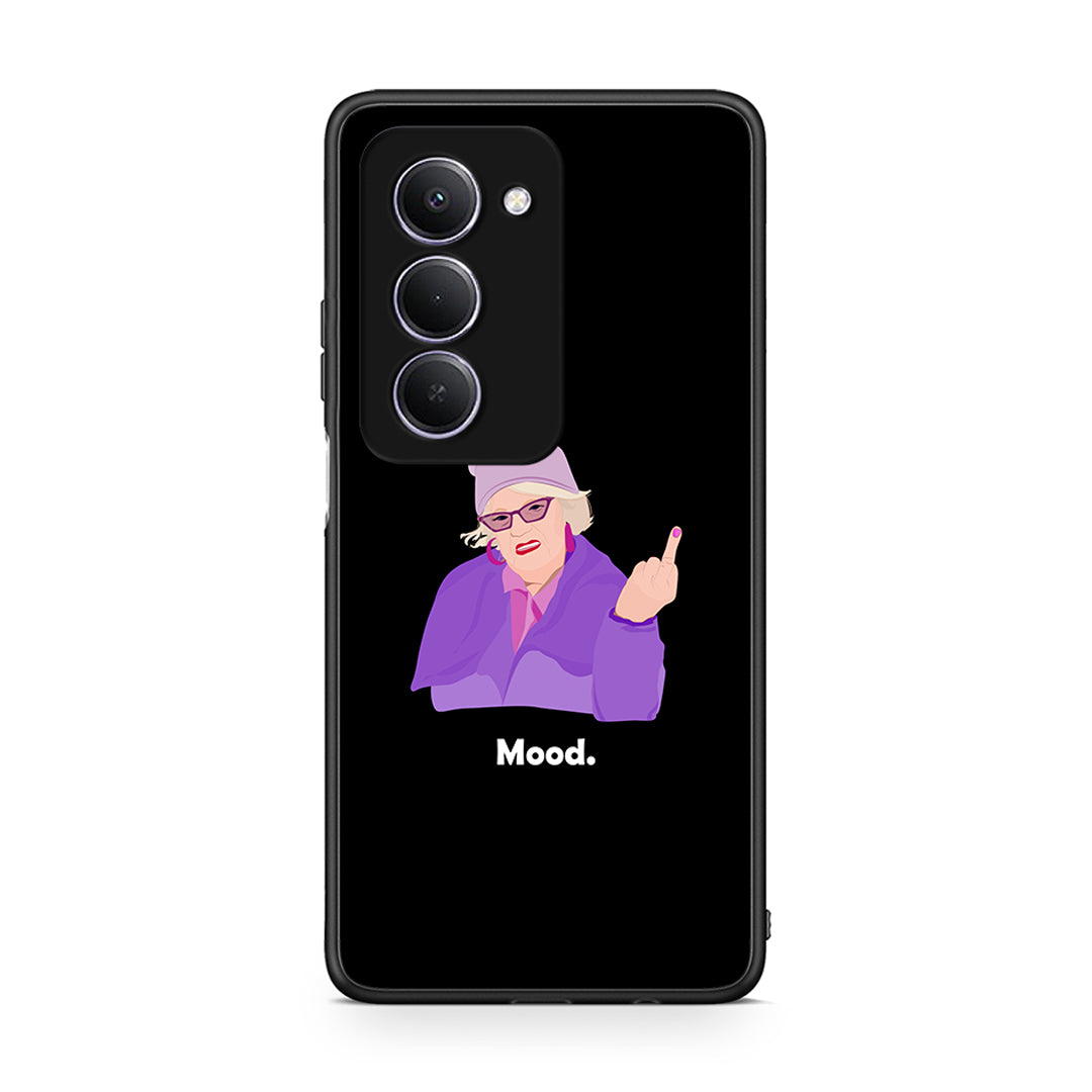 Xiaomi Redmi 15 Grandma Mood Black θήκη από τη Smartfits με σχέδιο στο πίσω μέρος και μαύρο περίβλημα | Smartphone case with colorful back and black bezels by Smartfits
