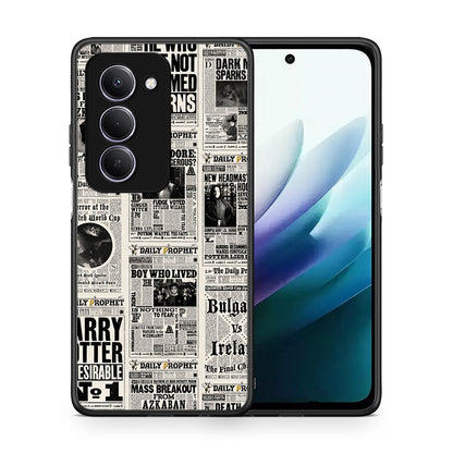 Θήκη Xiaomi Redmi 15 Harry Paper από τη Smartfits με σχέδιο στο πίσω μέρος και μαύρο περίβλημα | Xiaomi Redmi 15 Harry Paper case with colorful back and black bezels