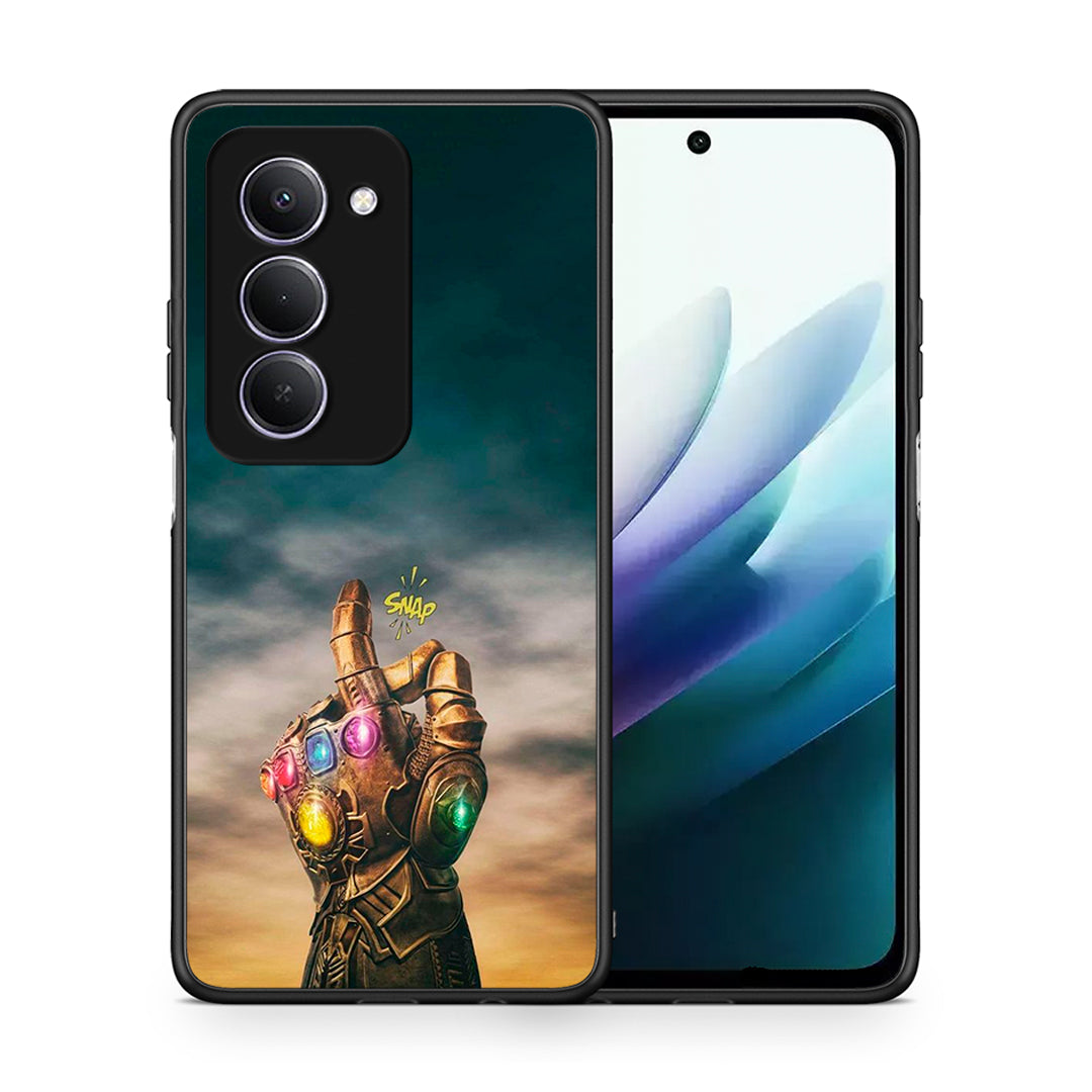 Θήκη Xiaomi Redmi 15 Infinity Snap από τη Smartfits με σχέδιο στο πίσω μέρος και μαύρο περίβλημα | Xiaomi Redmi 15 Infinity Snap case with colorful back and black bezels