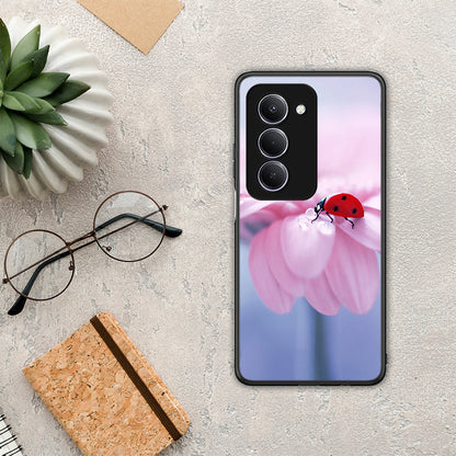Ladybug Flower - Xiaomi Redmi 15 θήκη