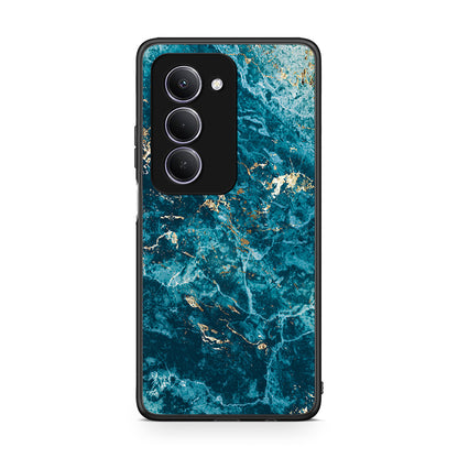 Xiaomi Redmi 15 Marble Blue θήκη από τη Smartfits με σχέδιο στο πίσω μέρος και μαύρο περίβλημα | Smartphone case with colorful back and black bezels by Smartfits