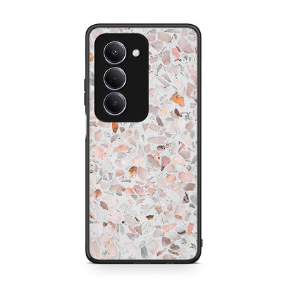 Xiaomi Redmi 15 Marble Terrazzo θήκη από τη Smartfits με σχέδιο στο πίσω μέρος και μαύρο περίβλημα | Smartphone case with colorful back and black bezels by Smartfits