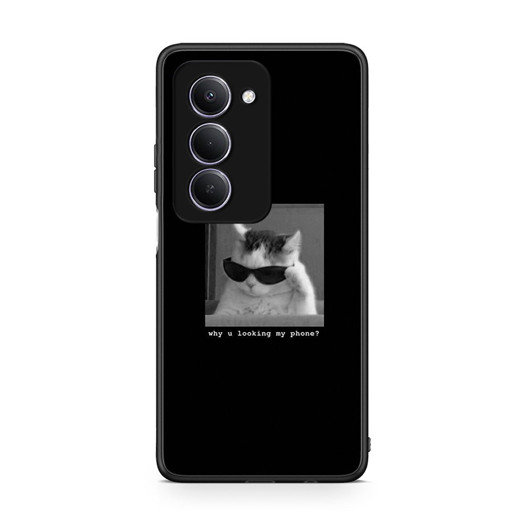 Xiaomi Redmi 15 Meme Cat θήκη από τη Smartfits με σχέδιο στο πίσω μέρος και μαύρο περίβλημα | Smartphone case with colorful back and black bezels by Smartfits