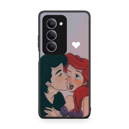 Xiaomi Redmi 15 Mermaid Love Θήκη Αγίου Βαλεντίνου από τη Smartfits με σχέδιο στο πίσω μέρος και μαύρο περίβλημα | Smartphone case with colorful back and black bezels by Smartfits