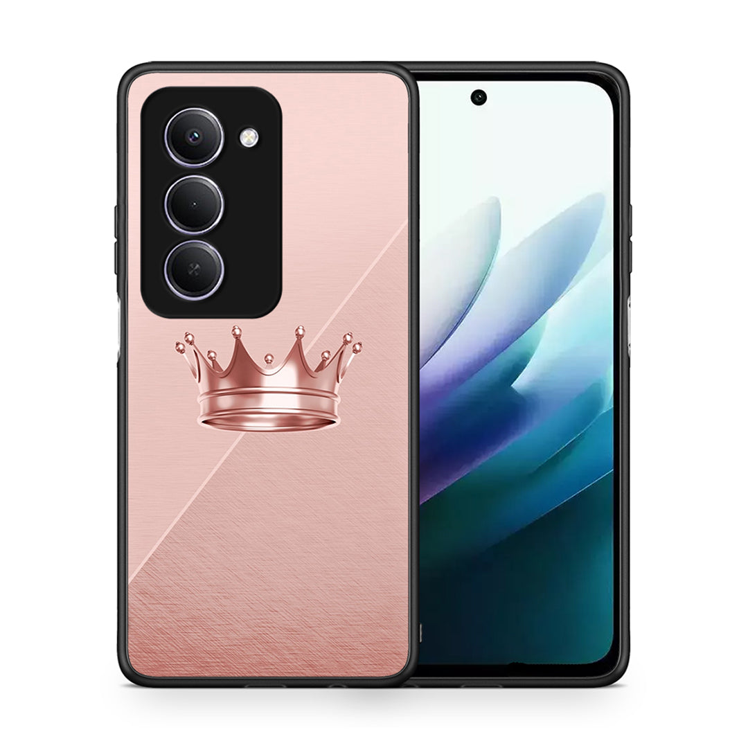 Θήκη Xiaomi Redmi 15 Crown Minimal από τη Smartfits με σχέδιο στο πίσω μέρος και μαύρο περίβλημα | Xiaomi Redmi 15 Crown Minimal case with colorful back and black bezels