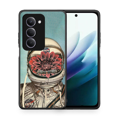 Θήκη Xiaomi Redmi 15 Nasa Bloom από τη Smartfits με σχέδιο στο πίσω μέρος και μαύρο περίβλημα | Xiaomi Redmi 15 Nasa Bloom case with colorful back and black bezels