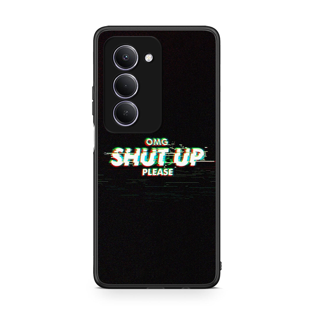 Xiaomi Redmi 15 OMG ShutUp θήκη από τη Smartfits με σχέδιο στο πίσω μέρος και μαύρο περίβλημα | Smartphone case with colorful back and black bezels by Smartfits