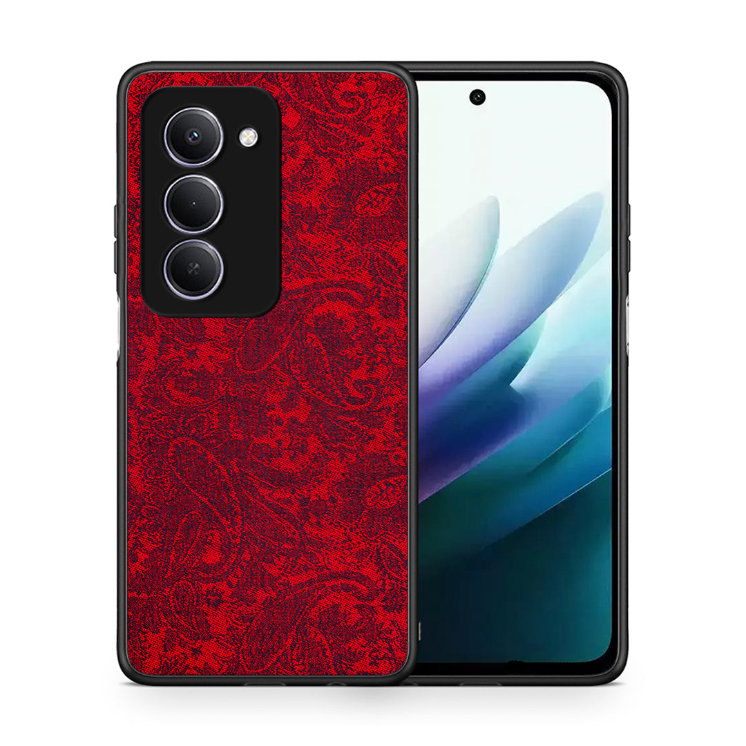 Θήκη Xiaomi Redmi 15 Paisley Cashmere από τη Smartfits με σχέδιο στο πίσω μέρος και μαύρο περίβλημα | Xiaomi Redmi 15 Paisley Cashmere case with colorful back and black bezels